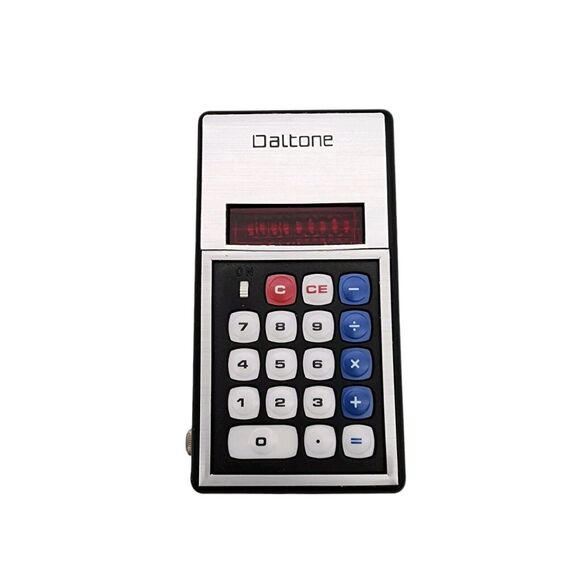 VERY RARE Daltone Pocket 8 Vintage Calculator in Original Box - Working - Picture 15 of 16